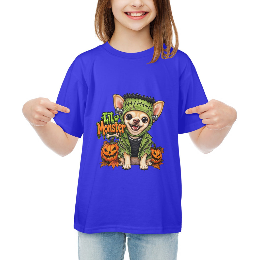 Coco’s Lil Monster Chihuahua Halloween Unisex  Kids’ Tee