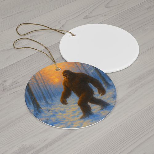 Bigfoot Ceramic Ornament Christmas Gifts