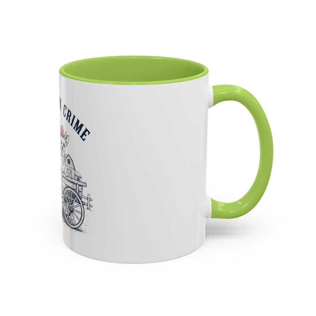 Partners in Crime Coffee Mug — Cute Cowboy Coco & Pete Accent Mug (11/15oz)