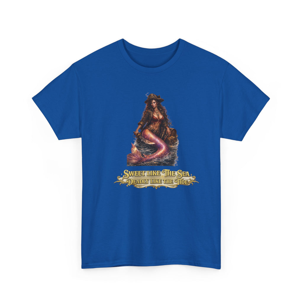 Sweet Like the Sea Mermaid T-Shirt — 'Deadly Like the Tide' Coastal Graphic Tee