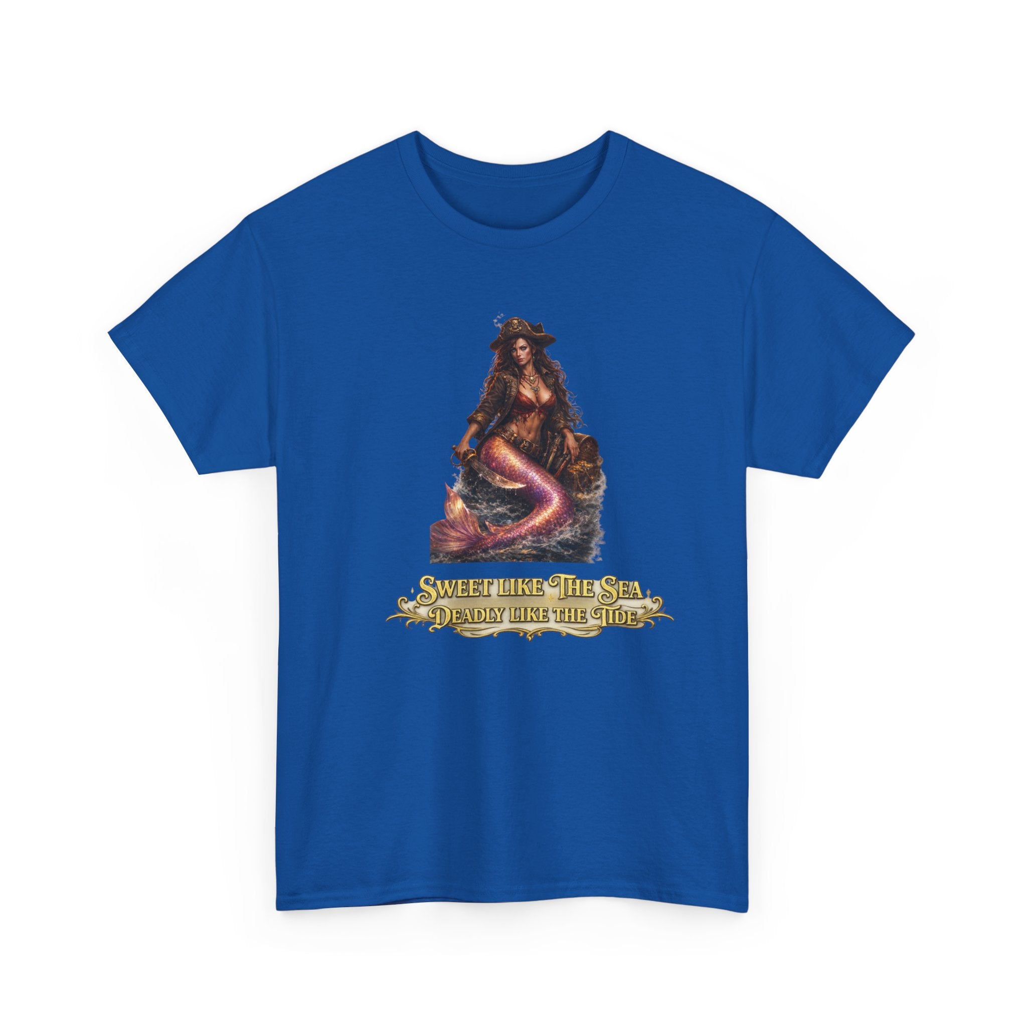 Sweet Like the Sea Mermaid T-Shirt — 'Deadly Like the Tide' Coastal Graphic Tee