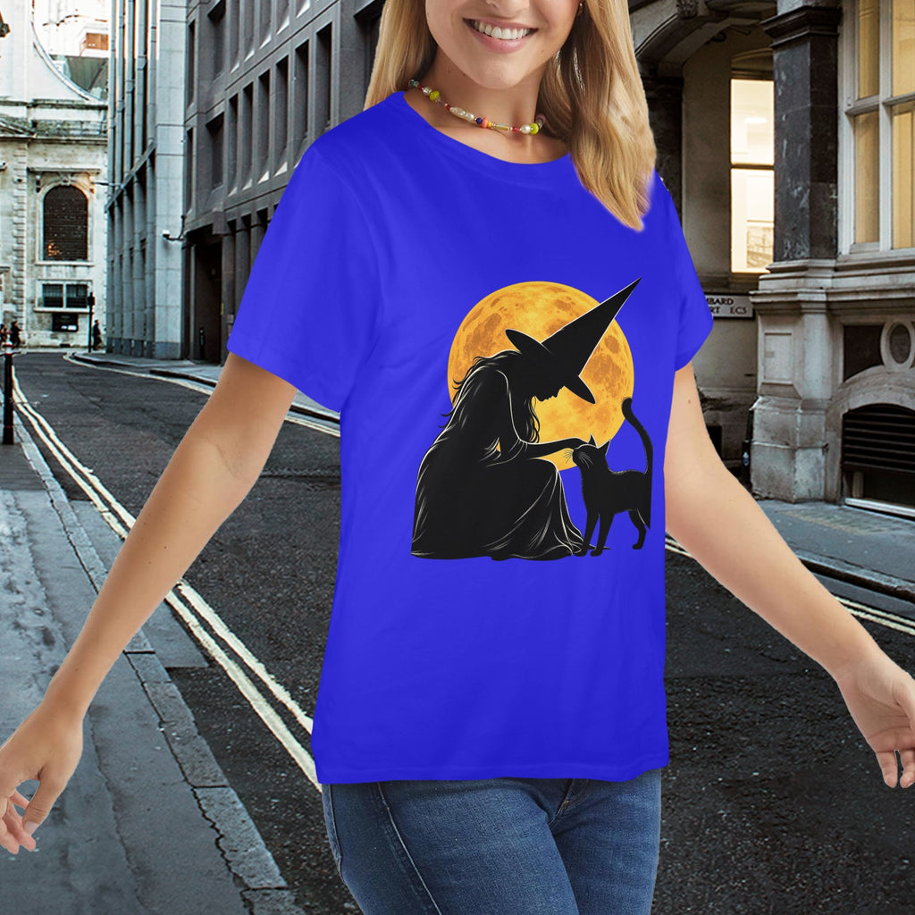 Moonlit Familiar Unisex Halloween Tee