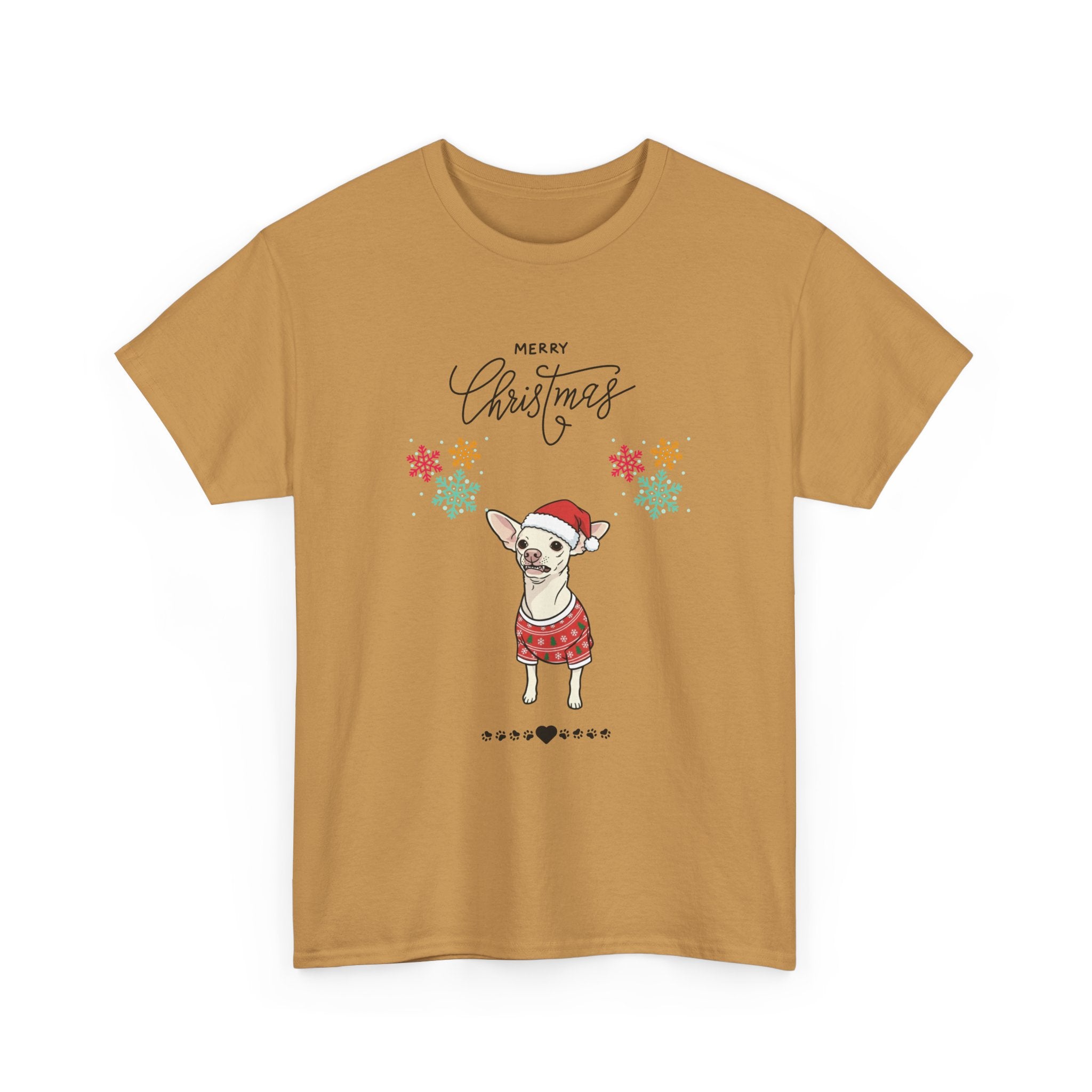 Christmas Dog Lovers Tee Chihuahua