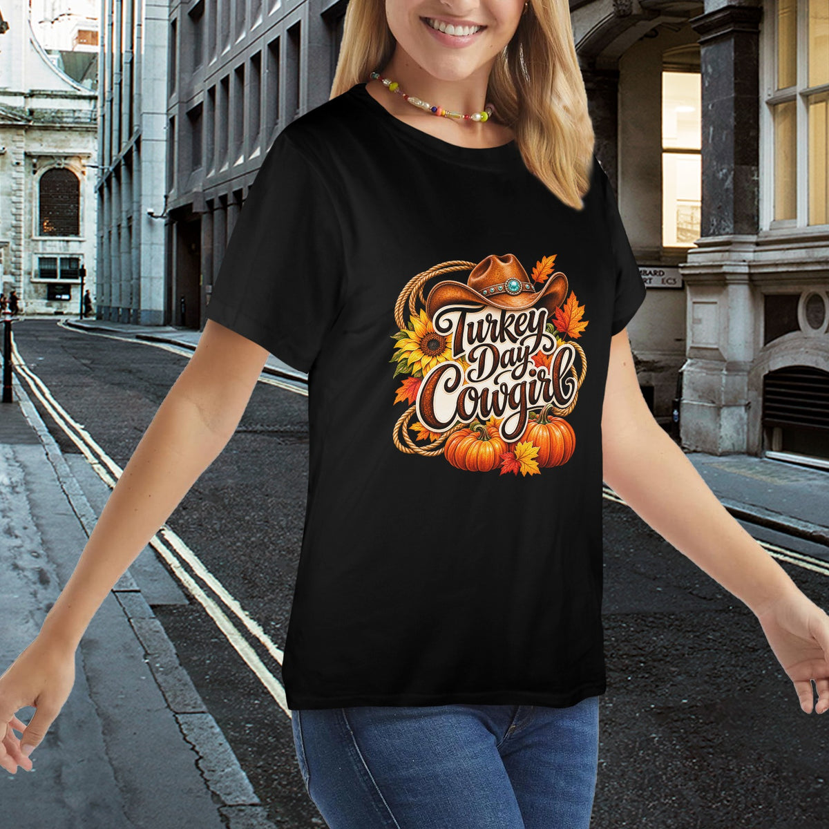 Thankful & Sassy Ladies Thanksgiving Tees Collection – Western Fall Graphic Shirts  🦃