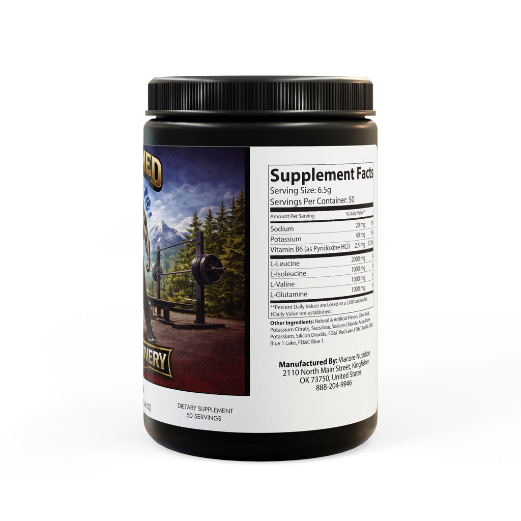 Apex Recovery-BCAA Supplement, Grape (325g, 11.46oz, 50 servings)
