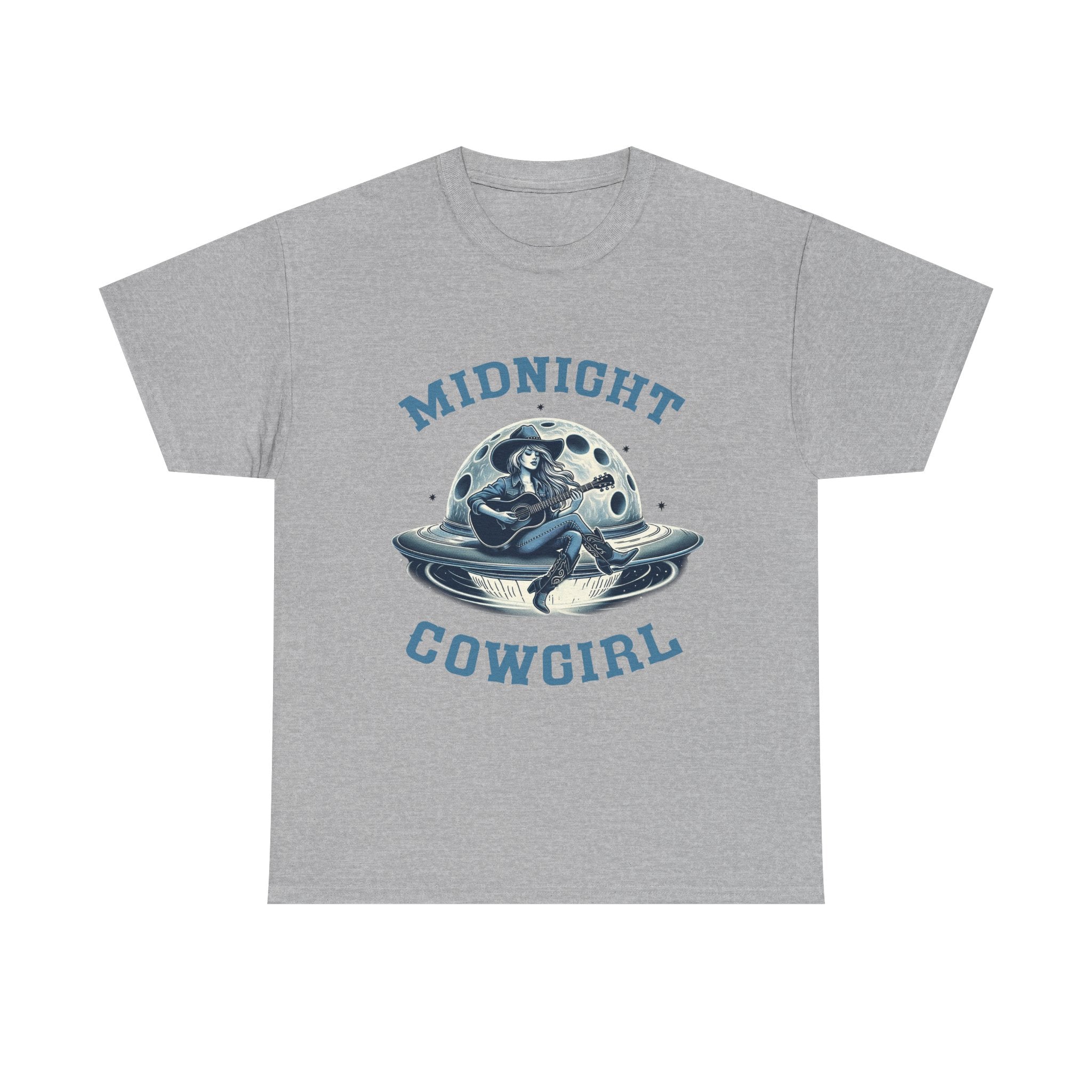 Midnight Cowgirl T-Shirt — Retro Space Cowgirl Graphic Tee
