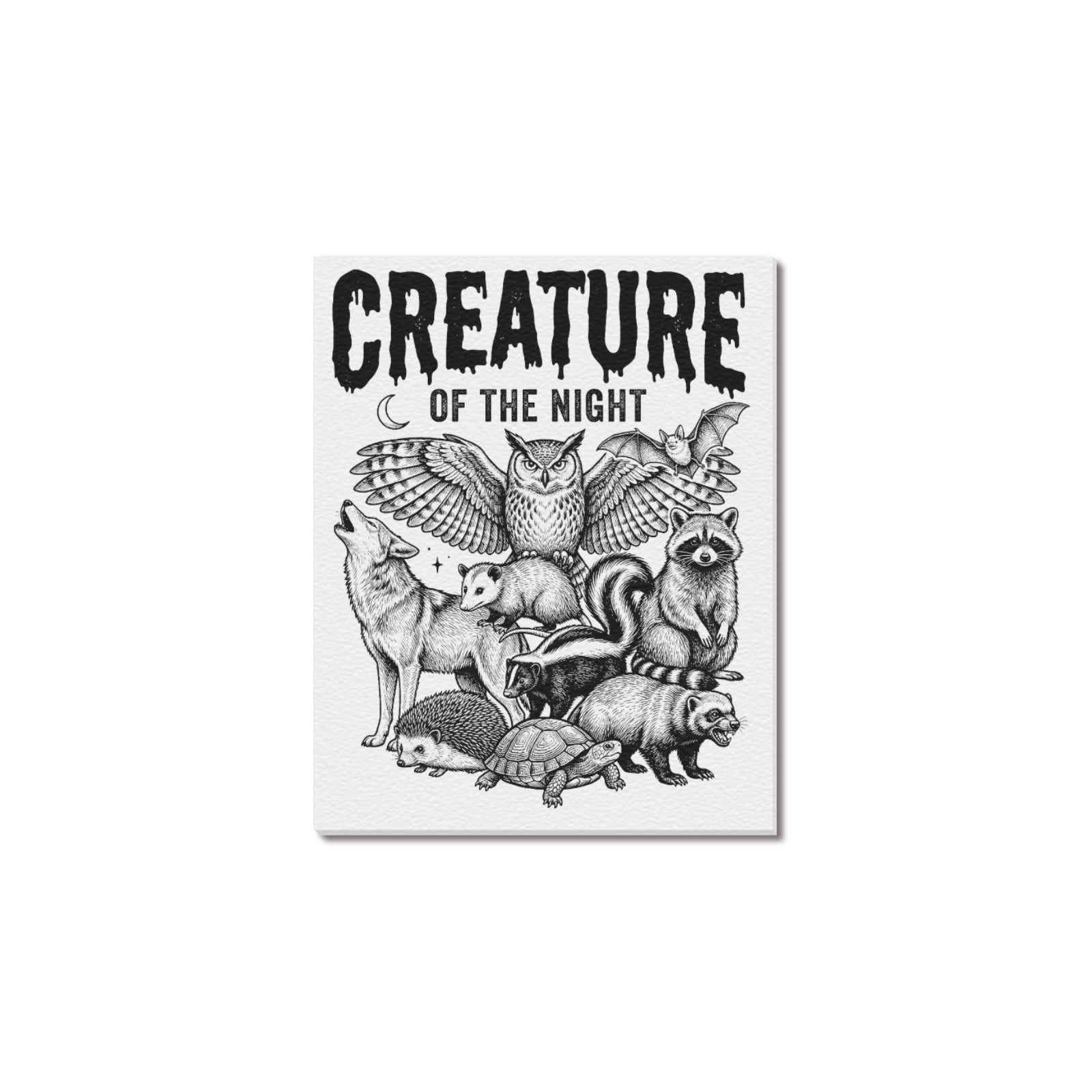 Creature of the Night Canvas Print