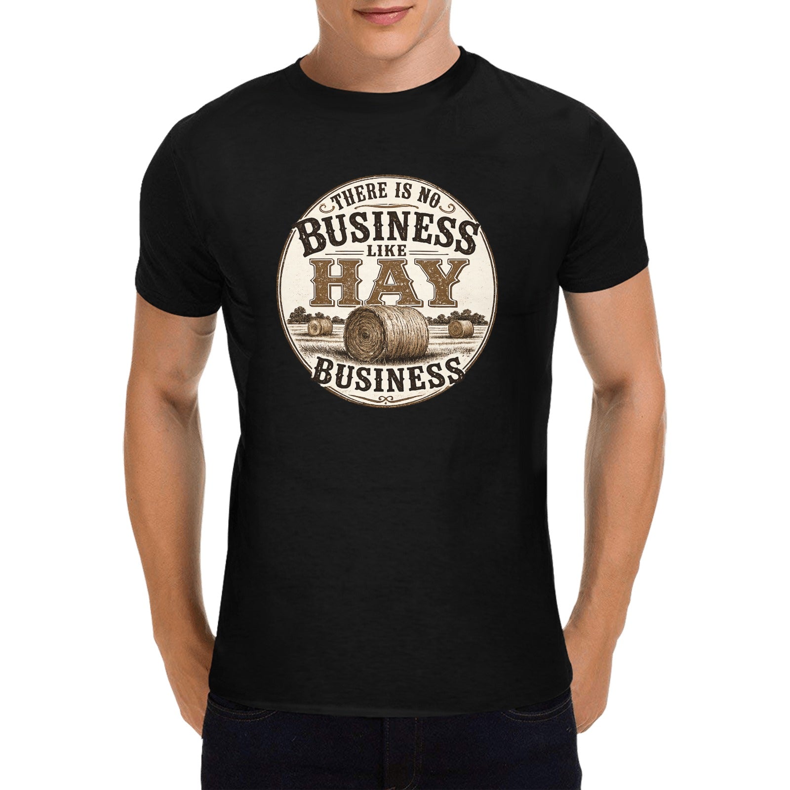 Mens "No Business Like Hay Business" Tee