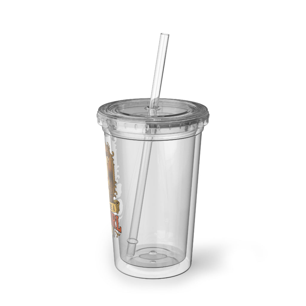 Acrylic Cup “I Wanna Be a Cowgirl Baby” Cute Western Dog Double-Wall Tumbler    Chihuahua