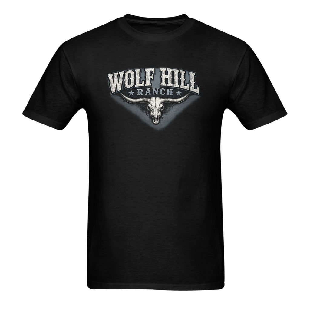 Wolf Hill Ranch Longhorn Skull Tee