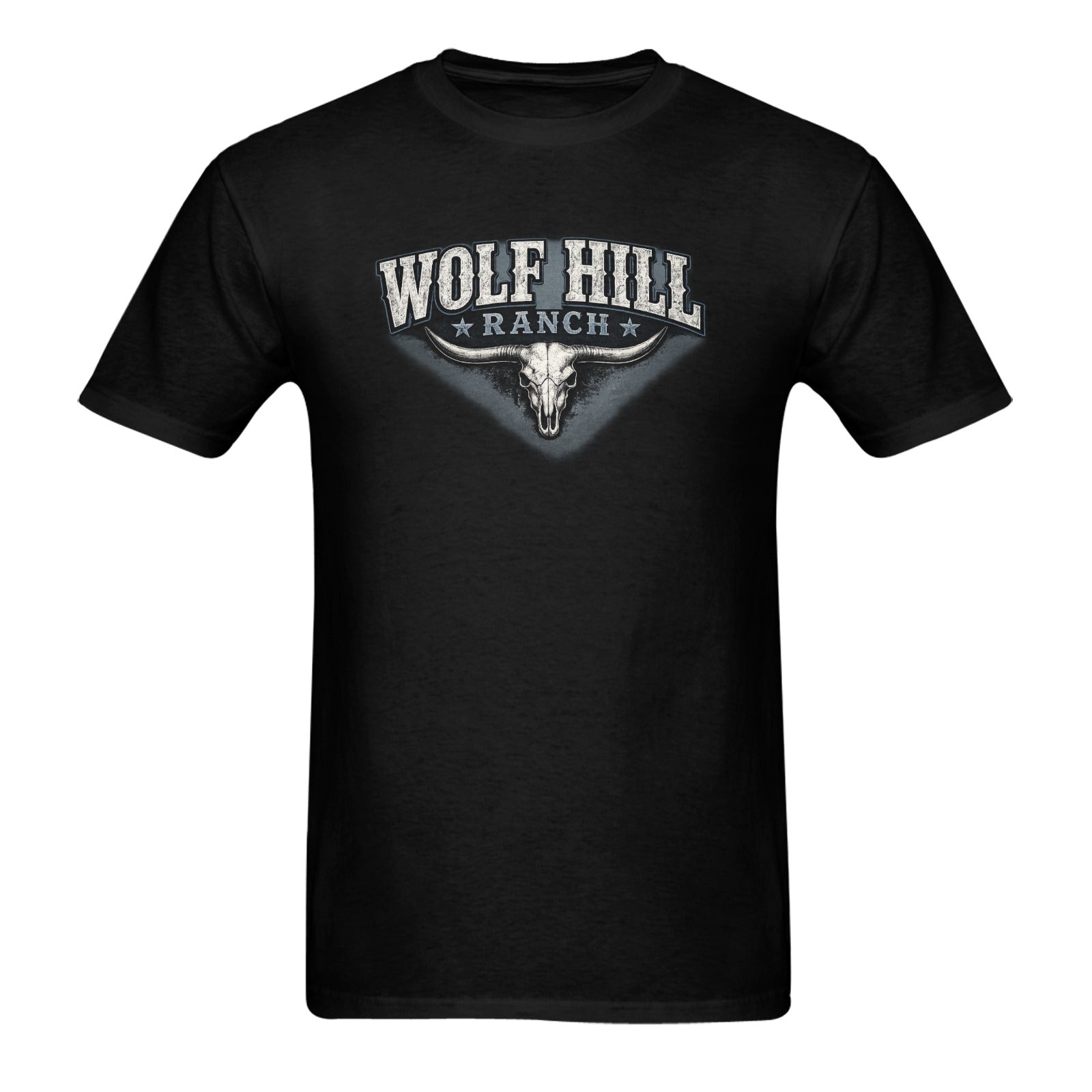 Wolf Hill Ranch Longhorn Skull Tee