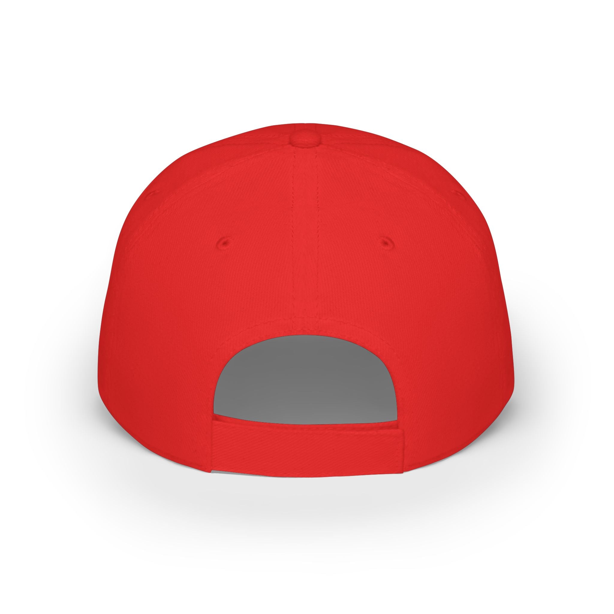 Fresh & Juicy Baseball Cap — Red Citrus Graphic Low Profile Hat