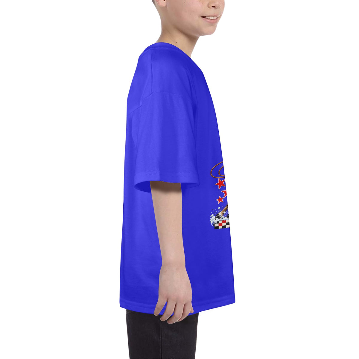 Pete & Coco North Pole Rodeo Youth T-Shirt  Western Christmas Reindeer Holiday Tee