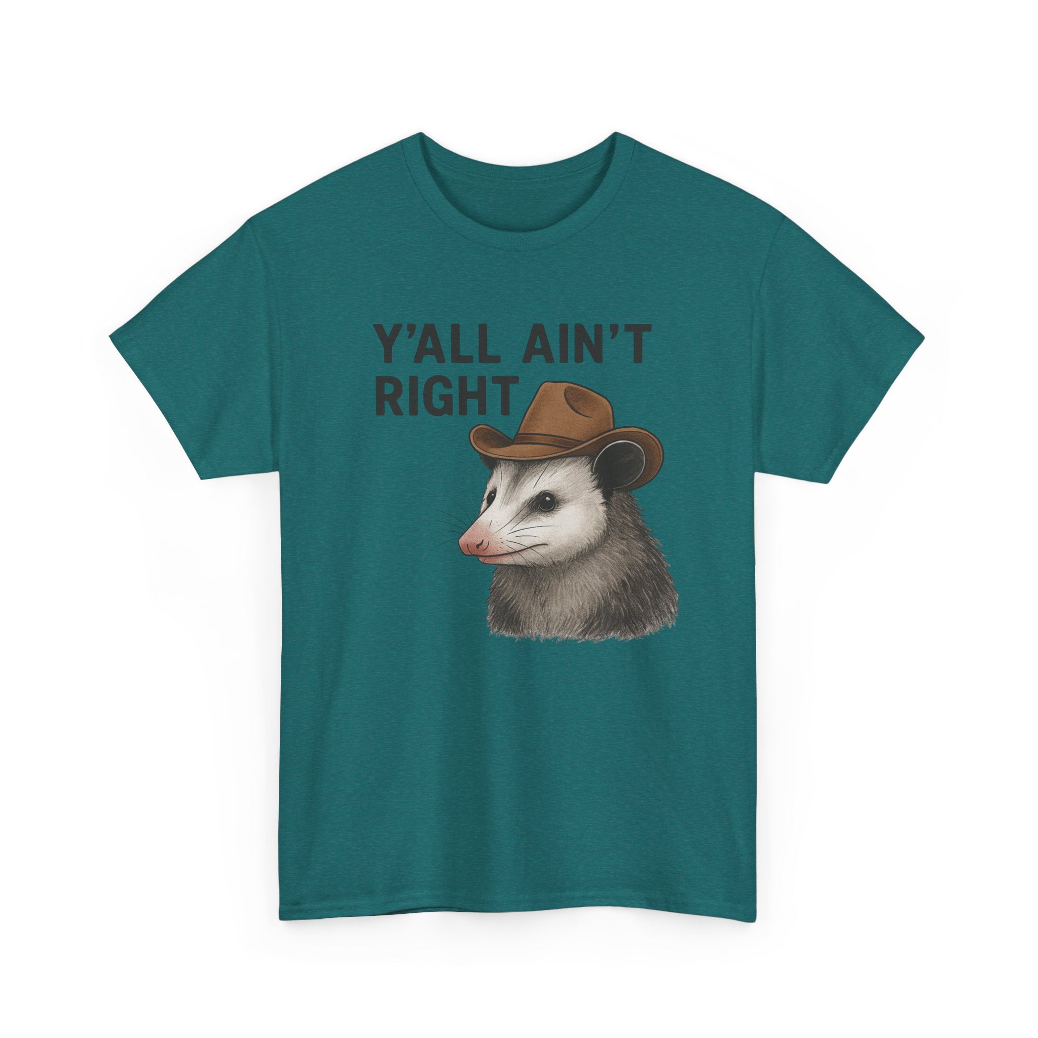 Y'all Ain't Right Possum Tee — Funny Southern Animal T-Shirt
