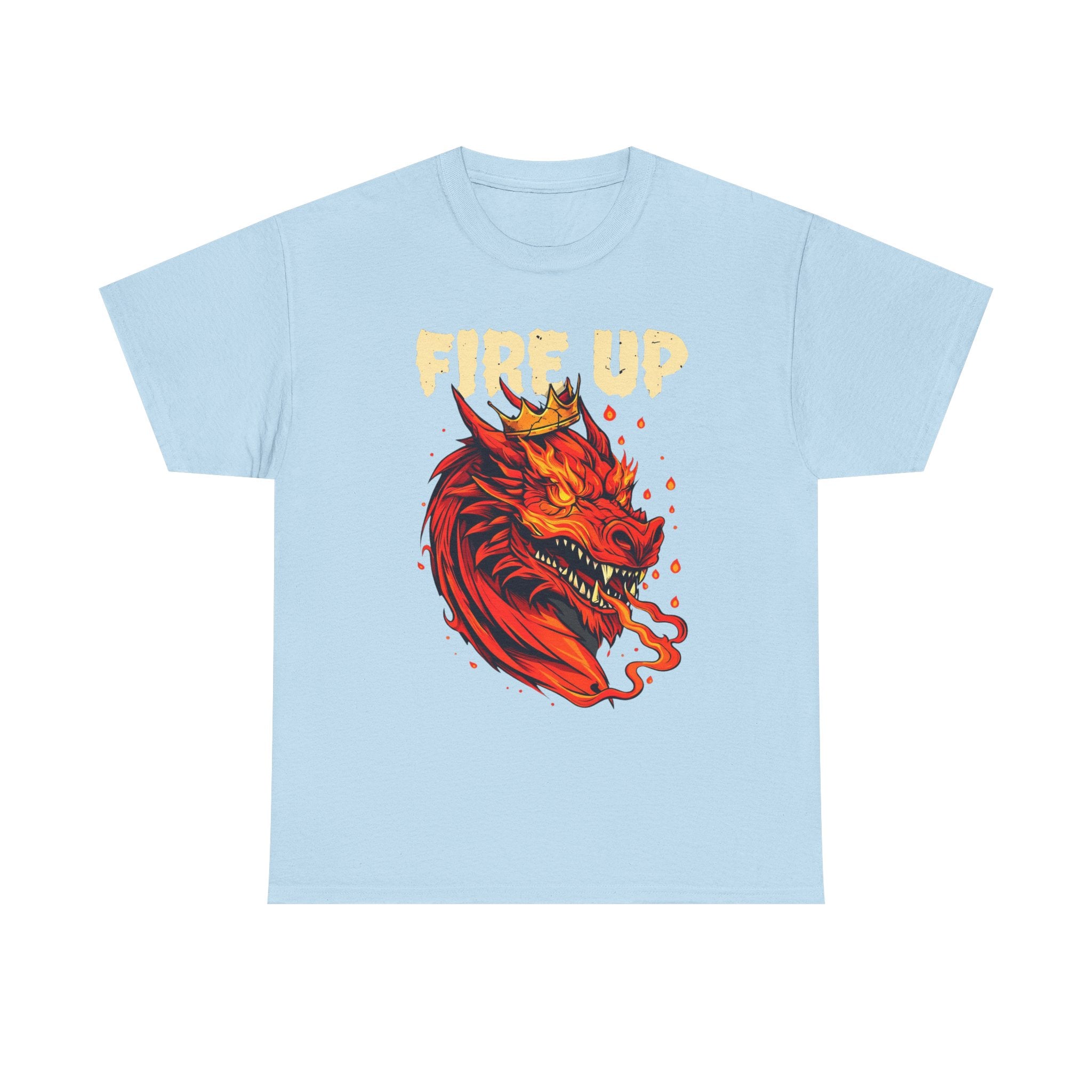 Fire Up Dragon T-Shirt — Fantasy Dragon Tee