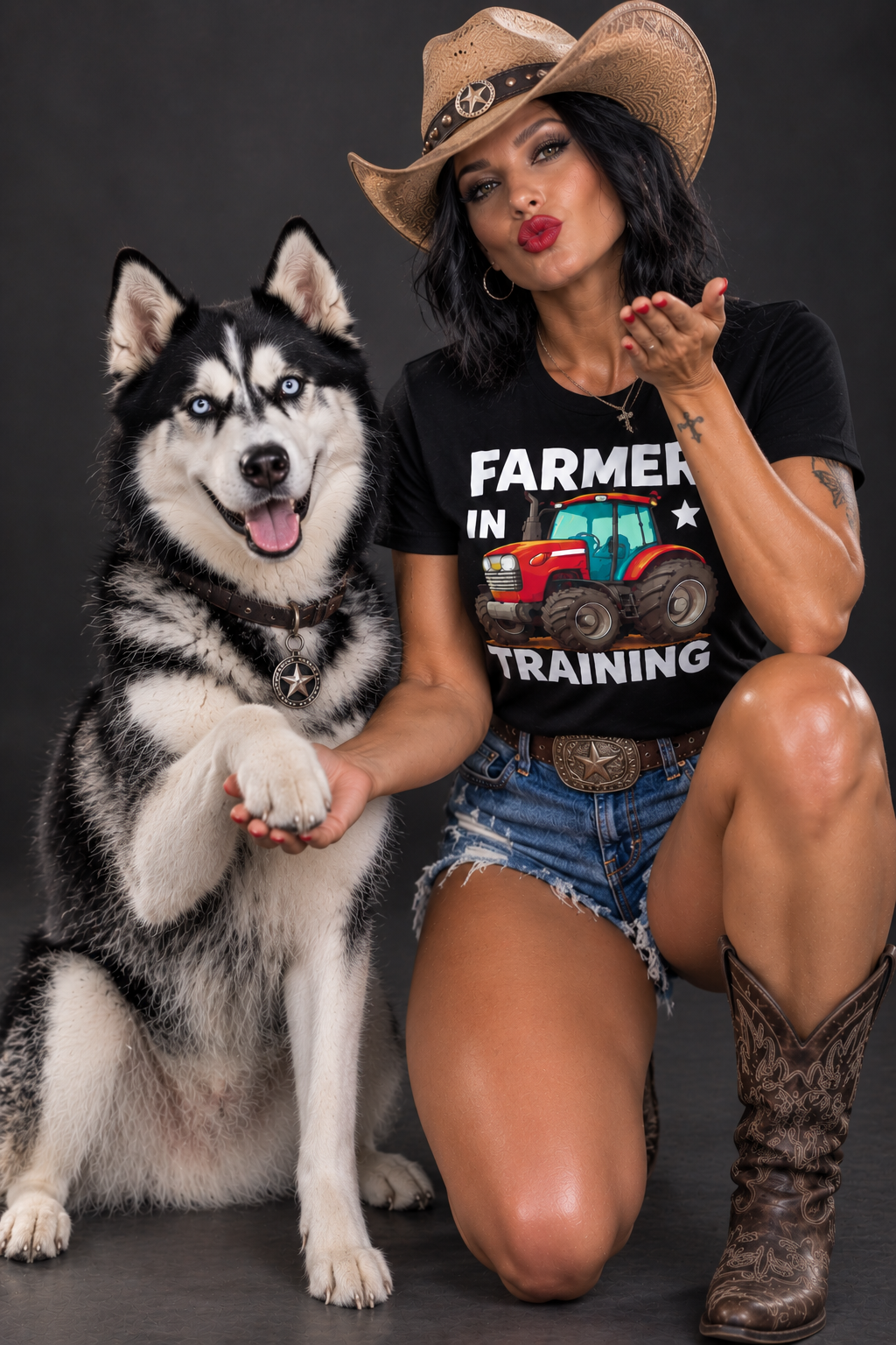 Farmer in Training Unisex T-Shirt, Funny Tractor Shirt, Farm Life Tee, Farmer Gift, Farming & Ranch Shirt