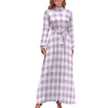 The Homestead Dress — Lavender Gingham