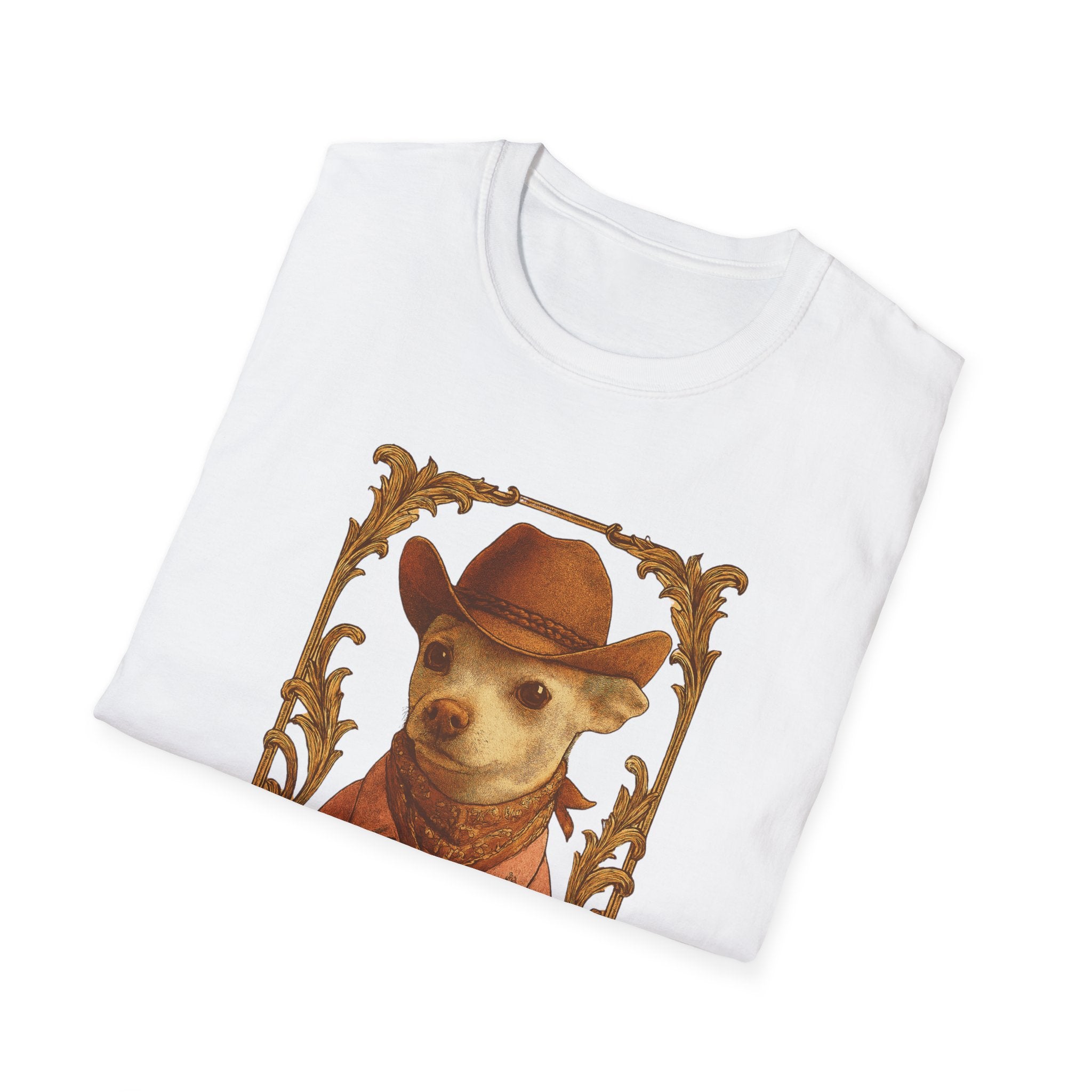 Wild Wild West Dog T-Shirt, Cowboy Pet Tee, Unisex Western Apparel, Fun Animal Shirt, Gift for Dog Lovers, Casual Wear