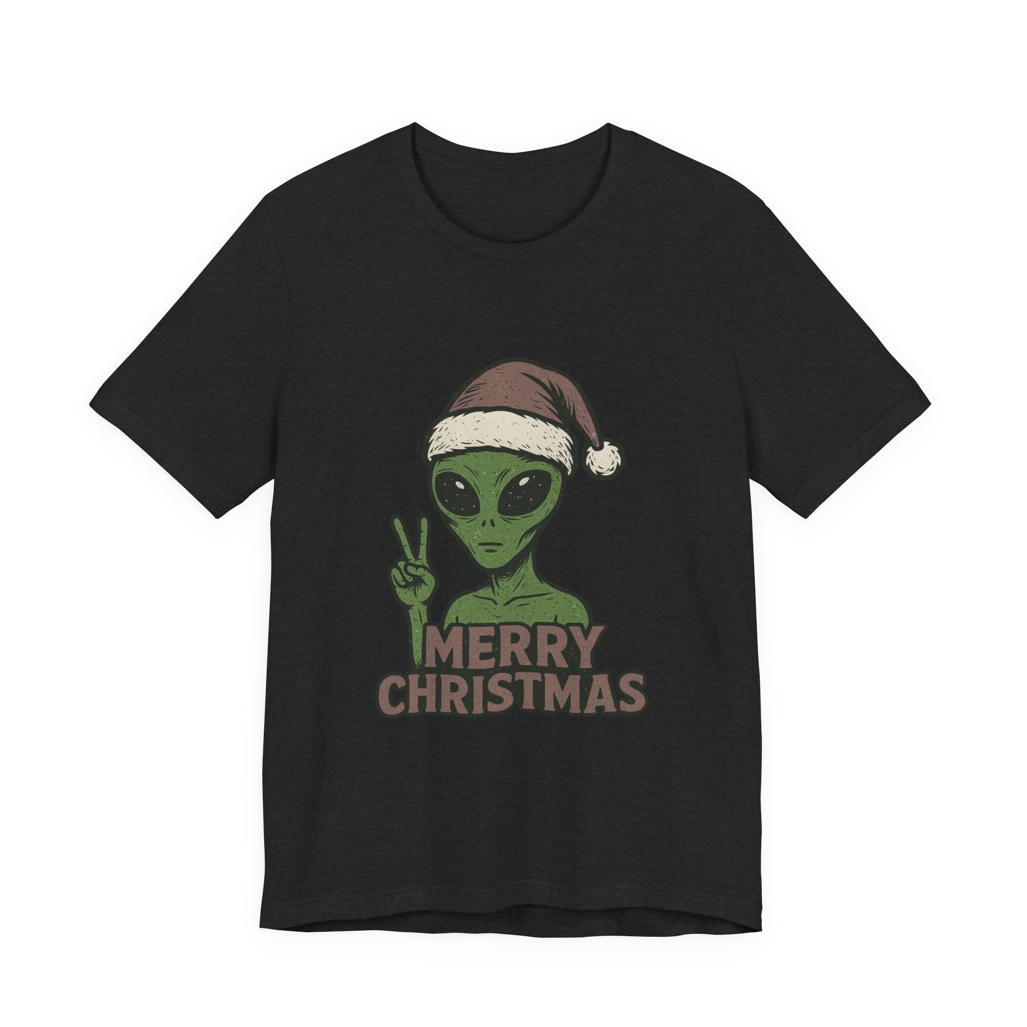 Funny Alien Merry Christmas Unisex Tee