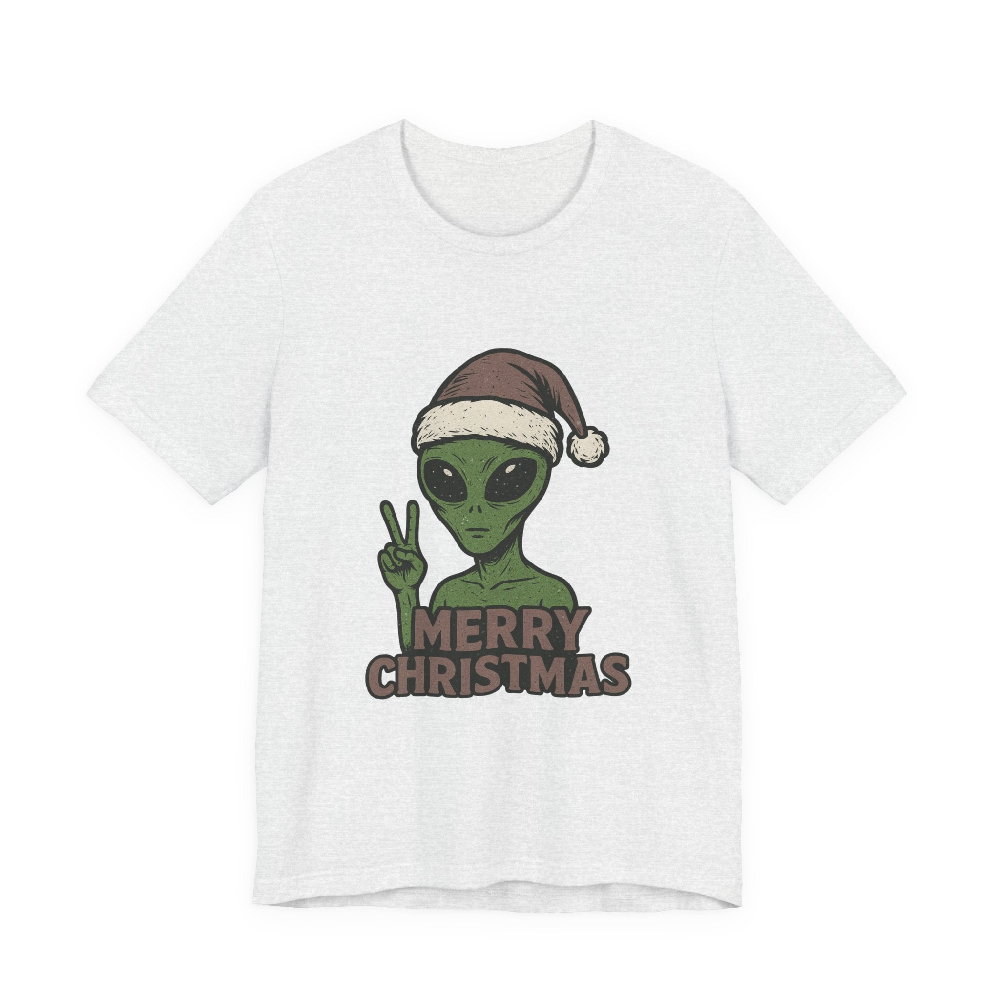 Funny Alien Merry Christmas Unisex Tee