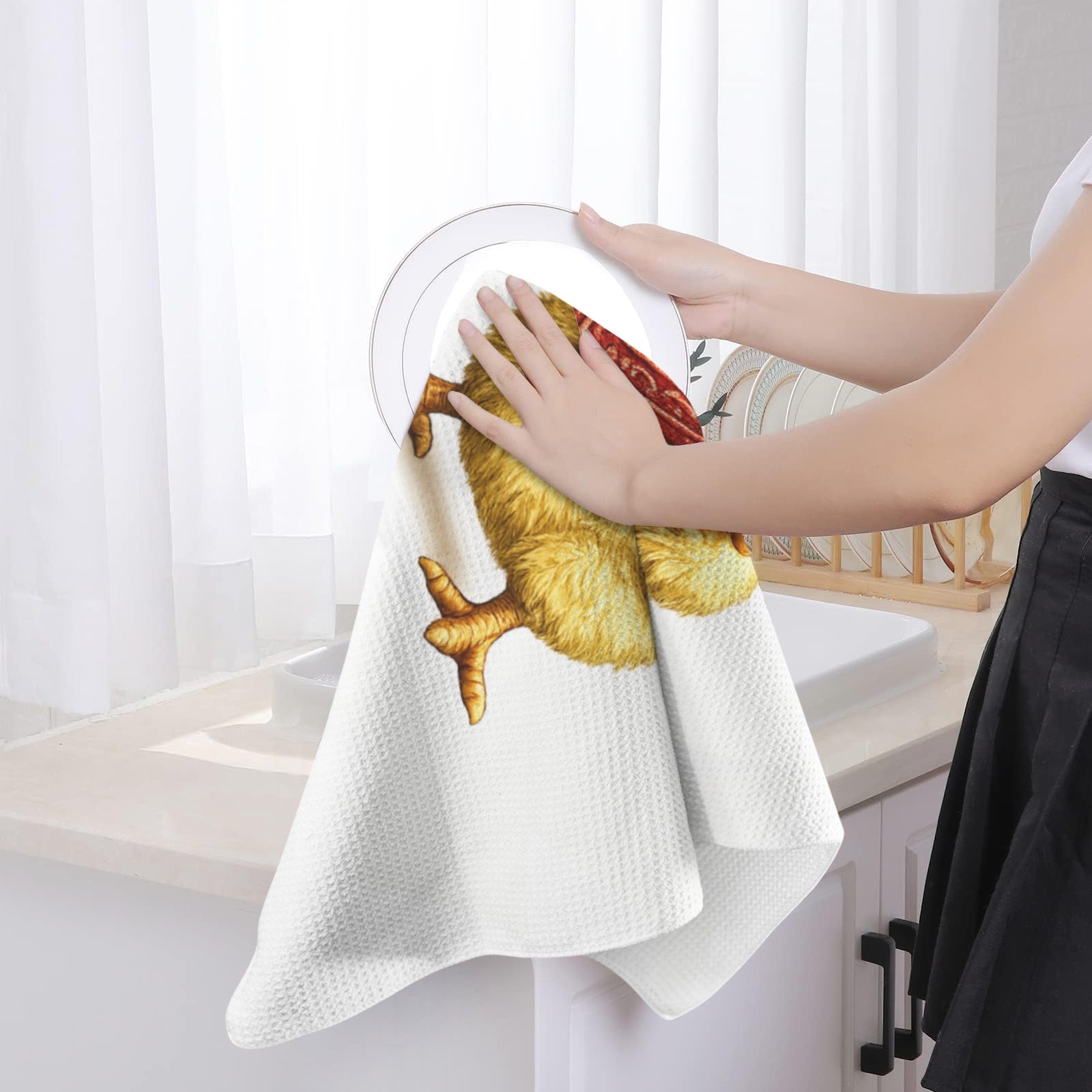 Country As Cluck Kitchen Towel 🐥🤠