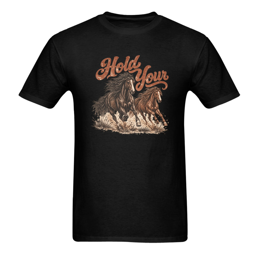 Hold Your Horses Unisex Western Graphic Tee