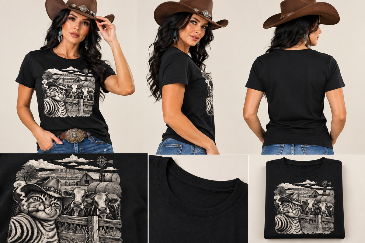 Ranch Selfie Unisex Western Tee