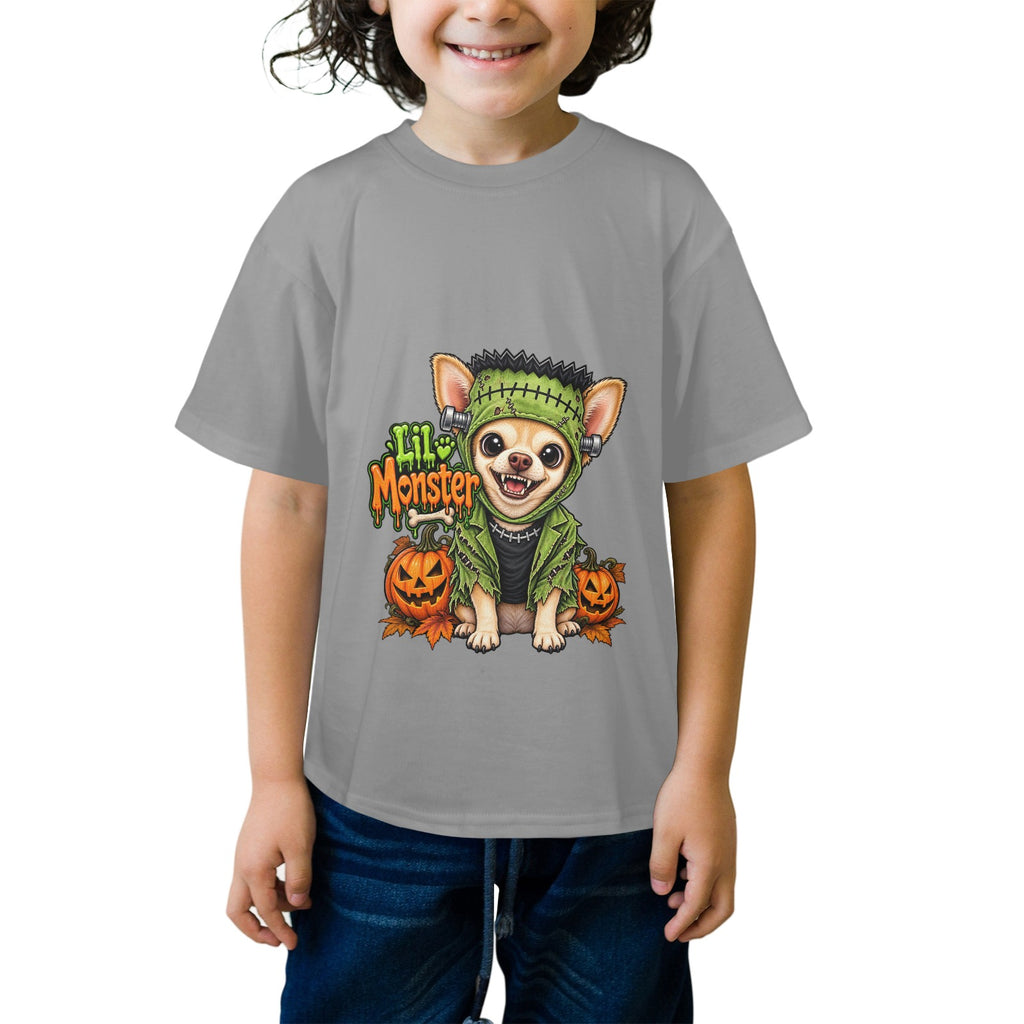 Coco’s Lil Monster Chihuahua Halloween Unisex  Kids’ Tee