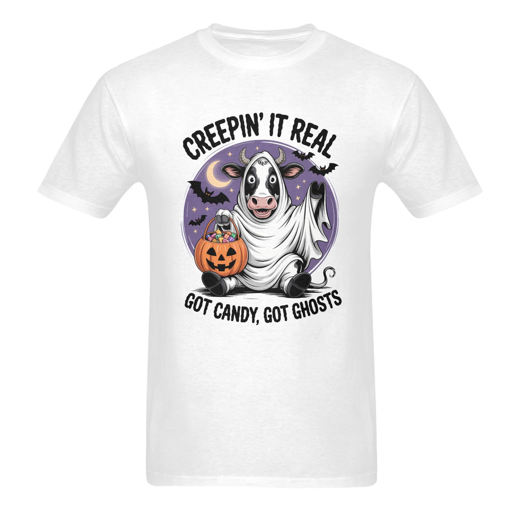 Creepin' It Real Ghost Cow T-Shirt