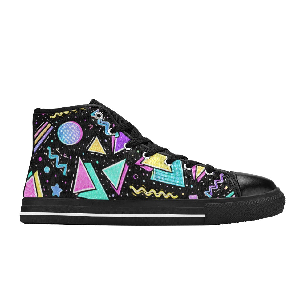 Neon Rewind 80s High-Top Sneakers        Aquila High Top Women's Shoes