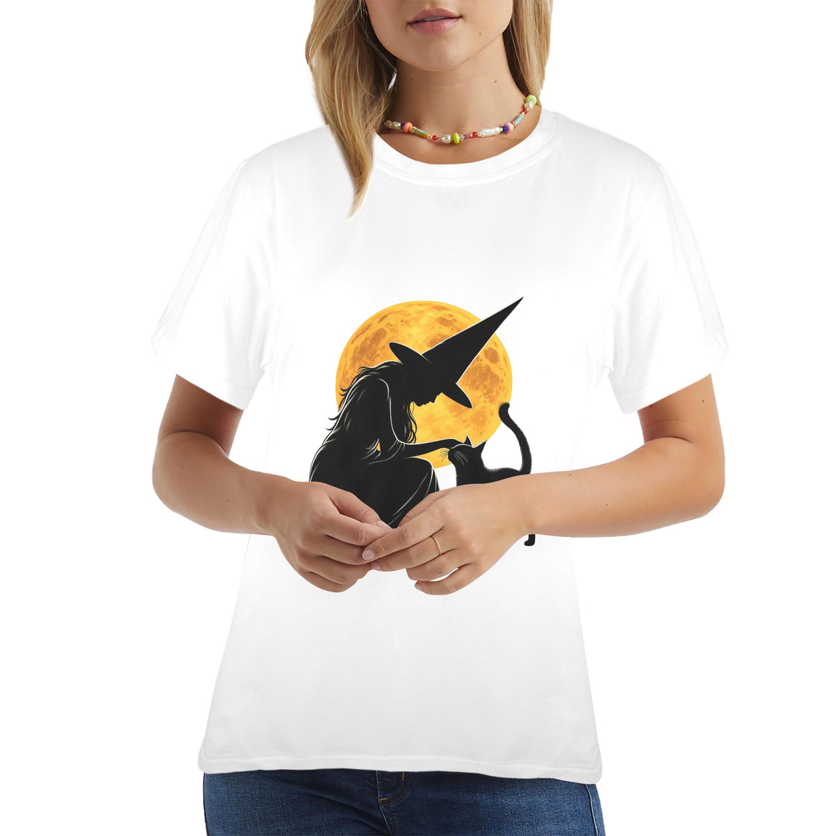 Moonlit Familiar Unisex Halloween Tee