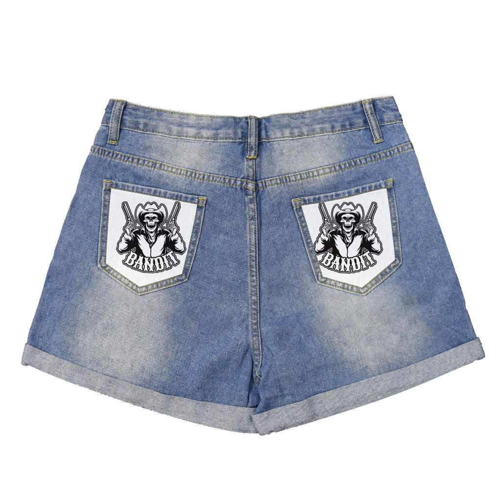 Outlaw Denim Shorts 💀🔫