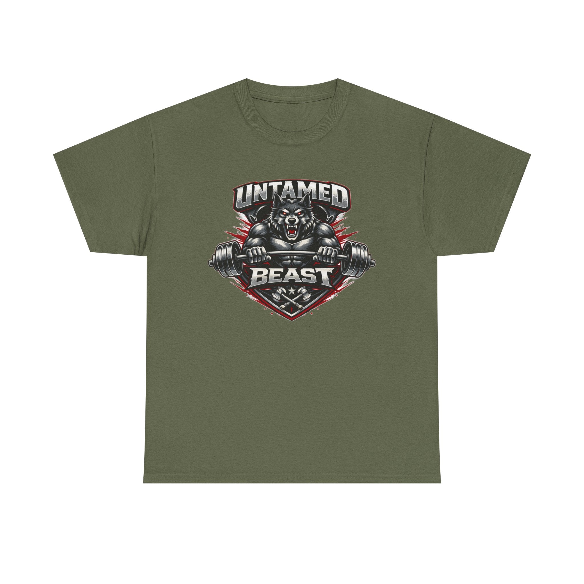 Untamed Beast Workout T-Shirt — Weightlifting Gym Tee Unisex