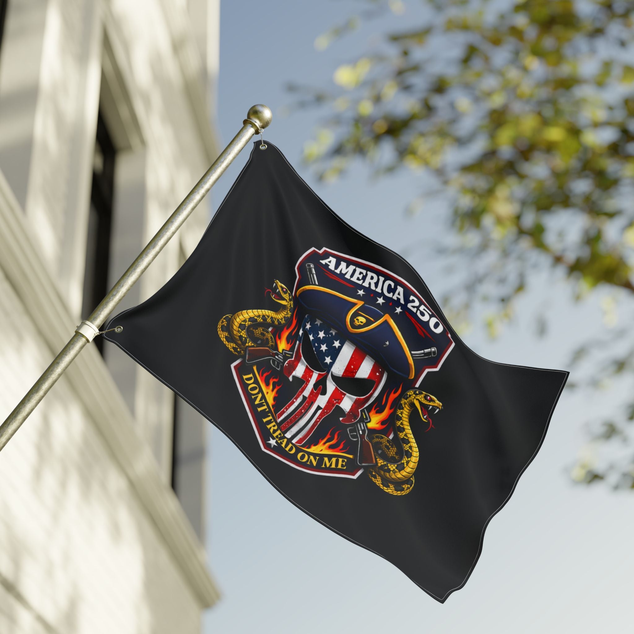 America 250 "Don't Tread On Me" Double-Sided Flag