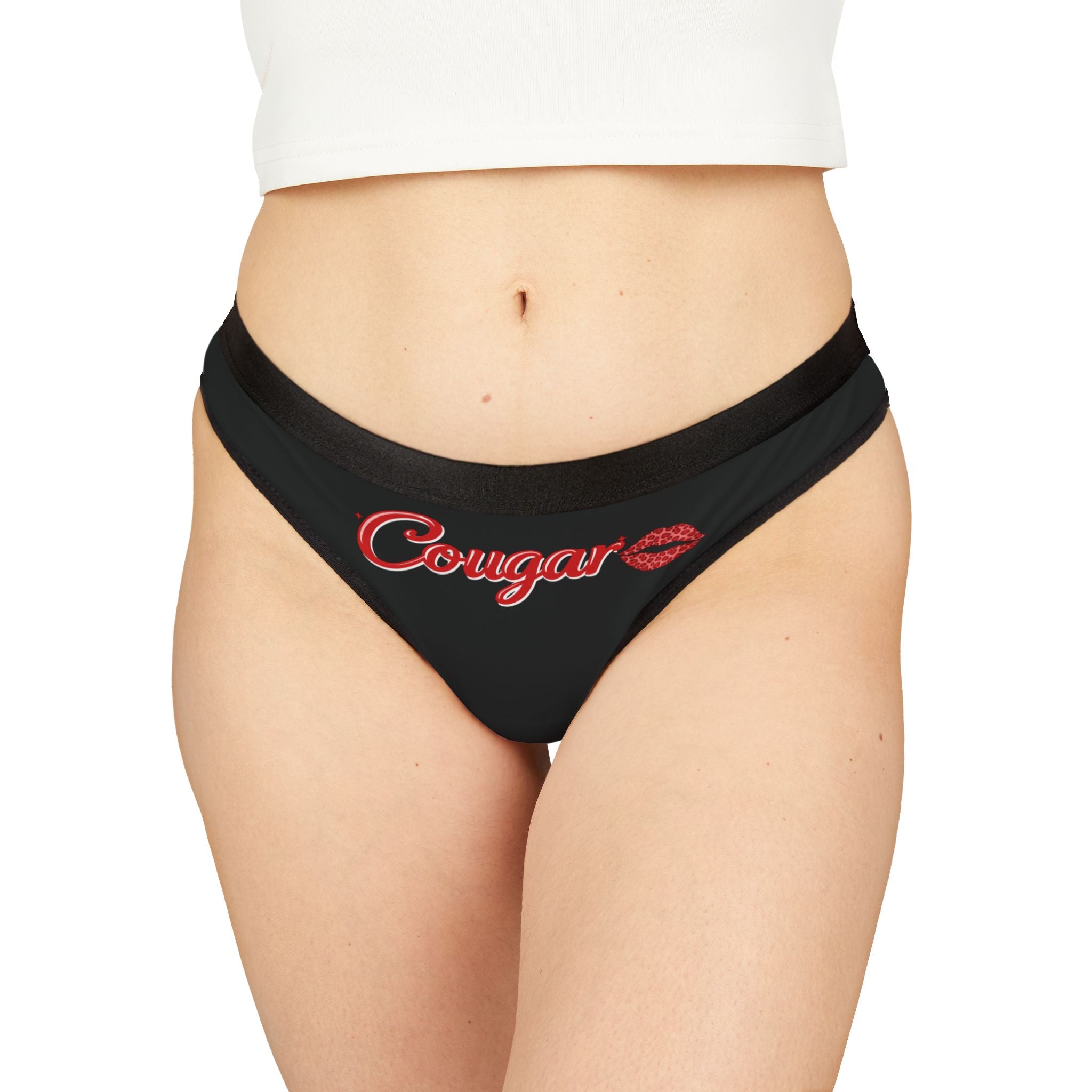 Cougar Kiss Thong – Women's Novelty Lingerie