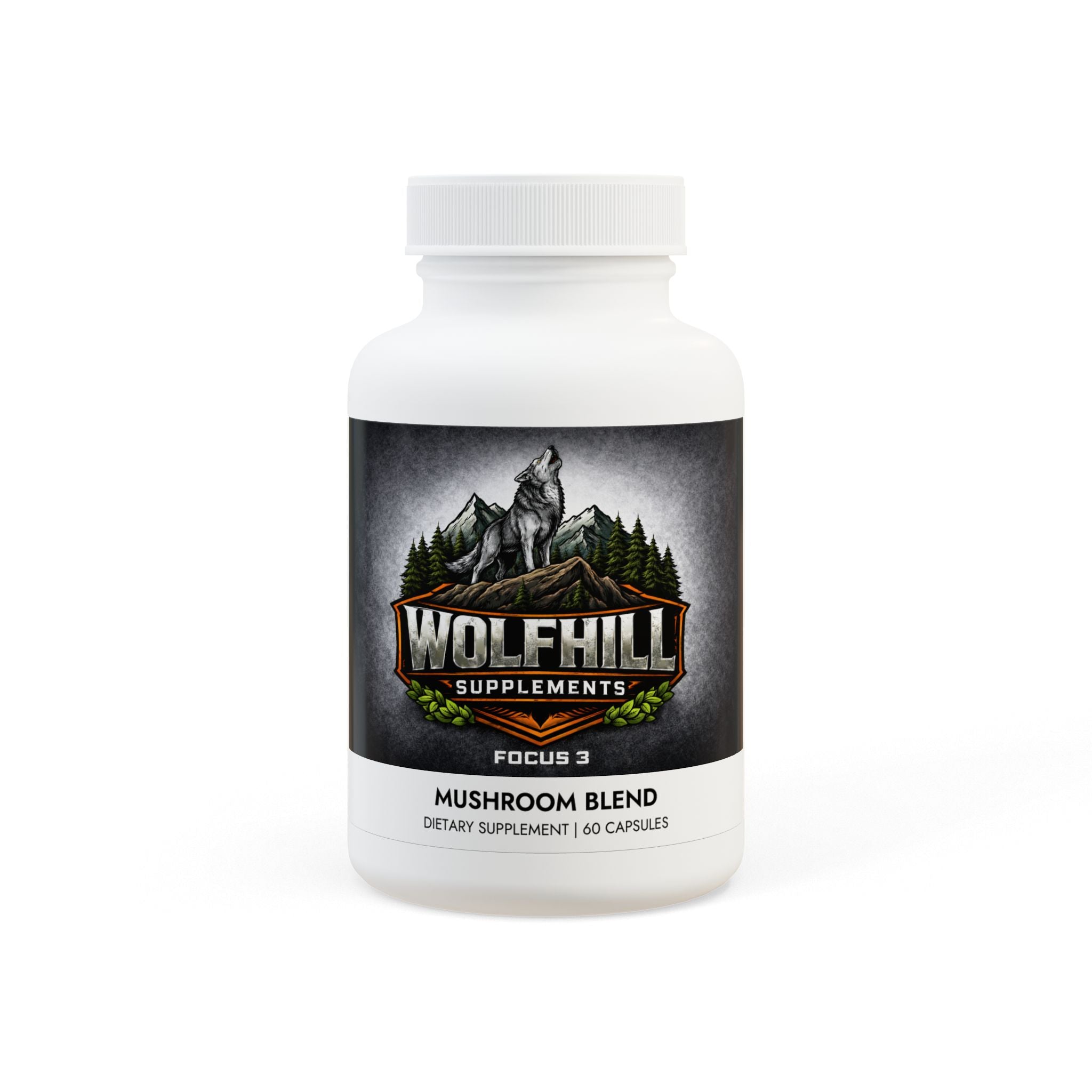 FOCUS 3 -Mushroom Blend Supplement (60 Capsules)