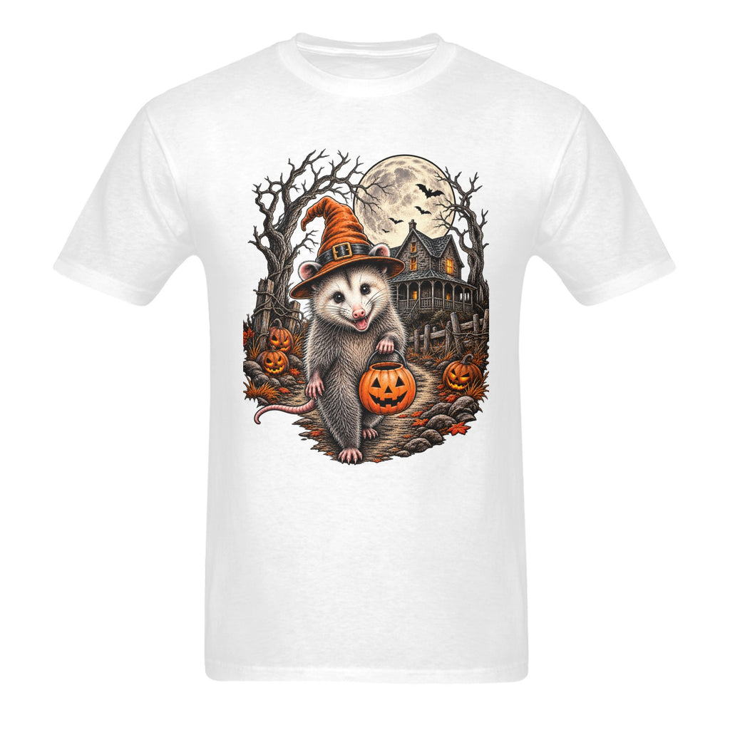 Pete’s Haunted Harvest Unisex Halloween Tee | Funny Possum Shirt