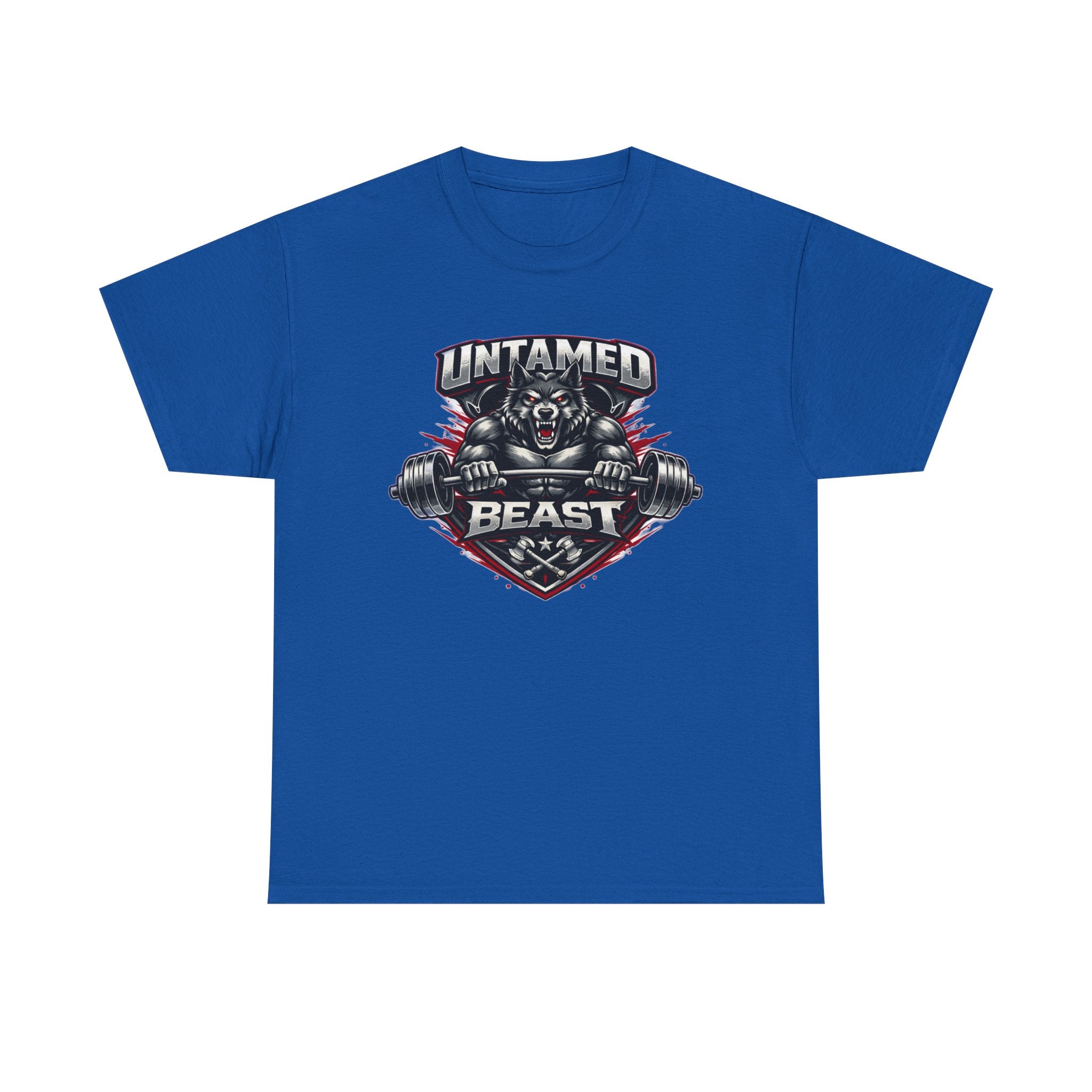 Untamed Beast Workout T-Shirt — Weightlifting Gym Tee Unisex