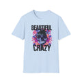 Floral Skull Graphic Tee — Beautiful Crazy Skull T-Shirt