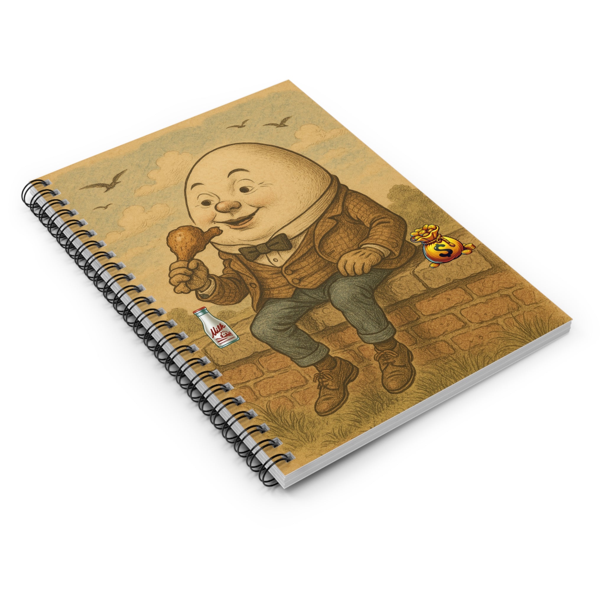 Spiral Notebook - Ruled Line Humpty Dumpty