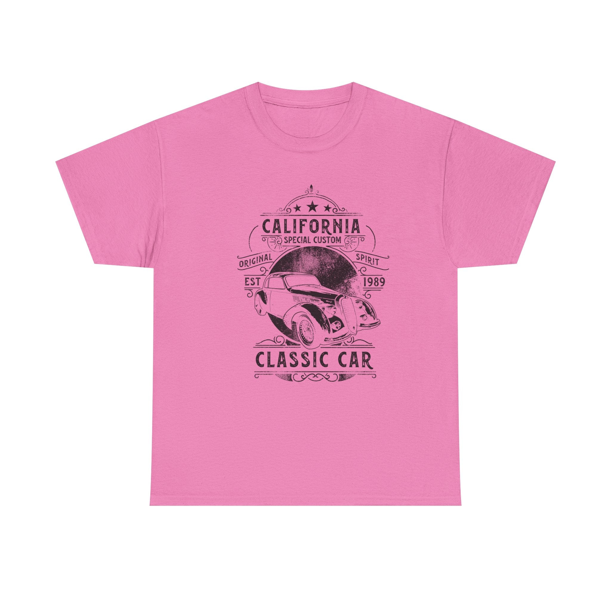 Classic Car T-Shirt — "California Classic Car" Vintage Auto Graphic Tee