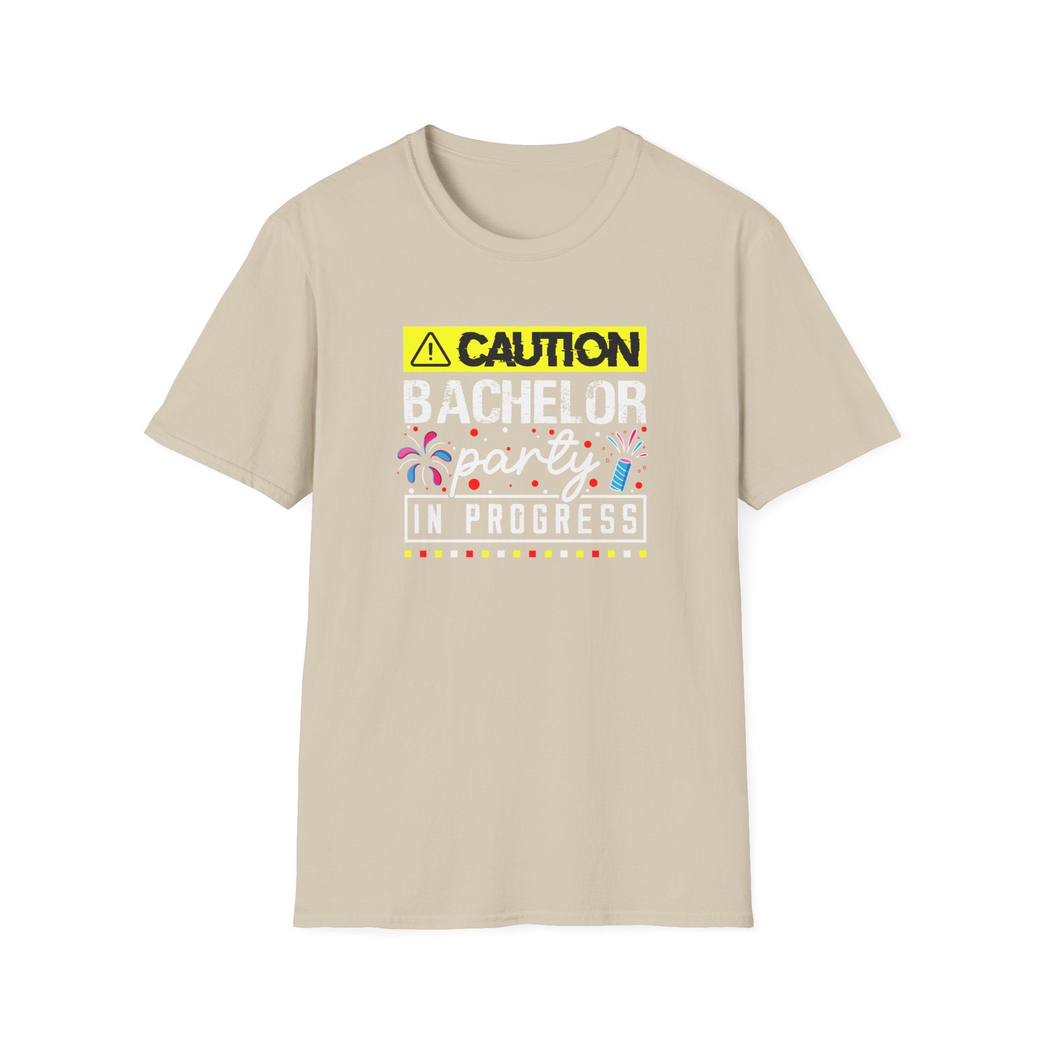 Bachelor Party Caution In Progress T-Shirt