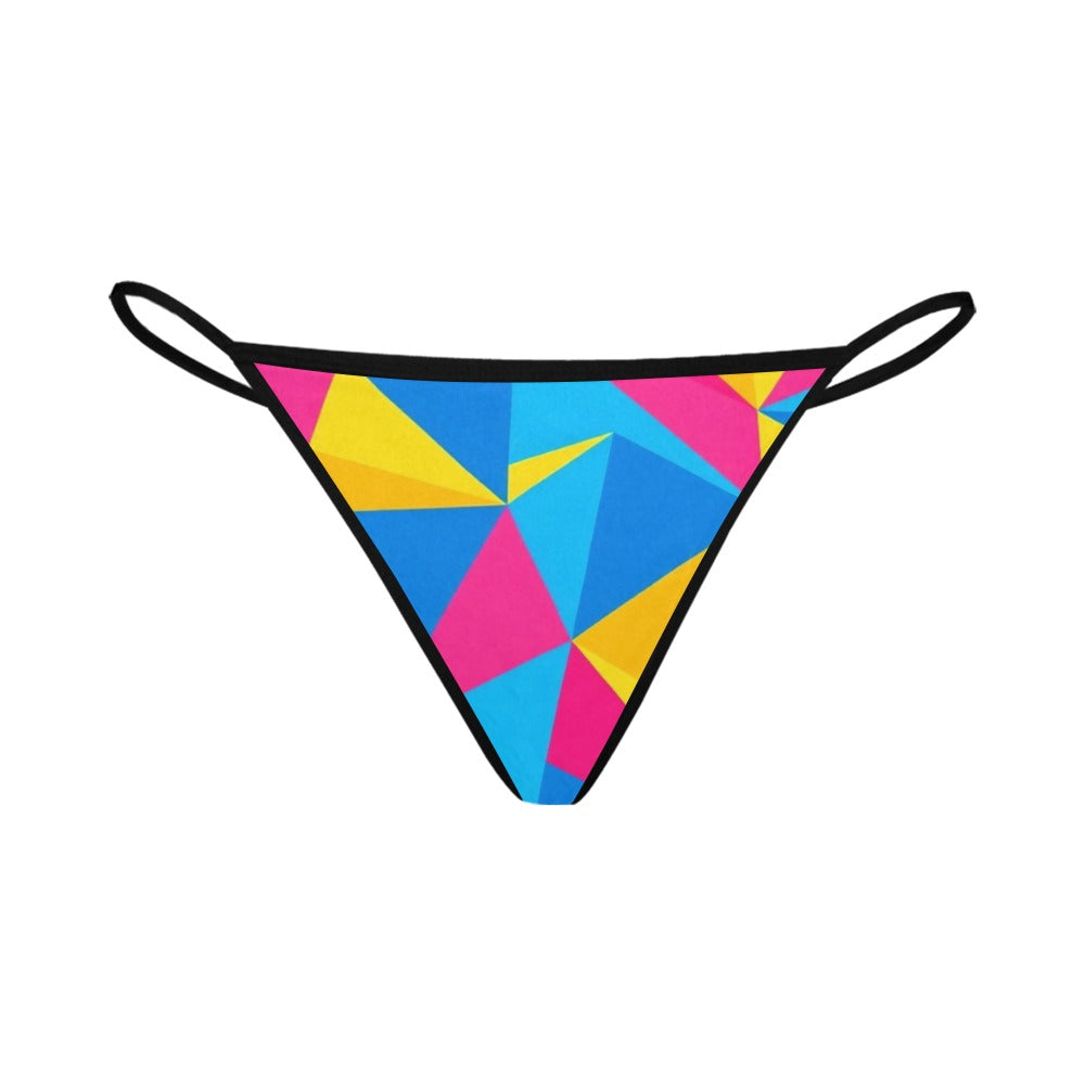 1990 Color Burst Collection Women's G-String Panties