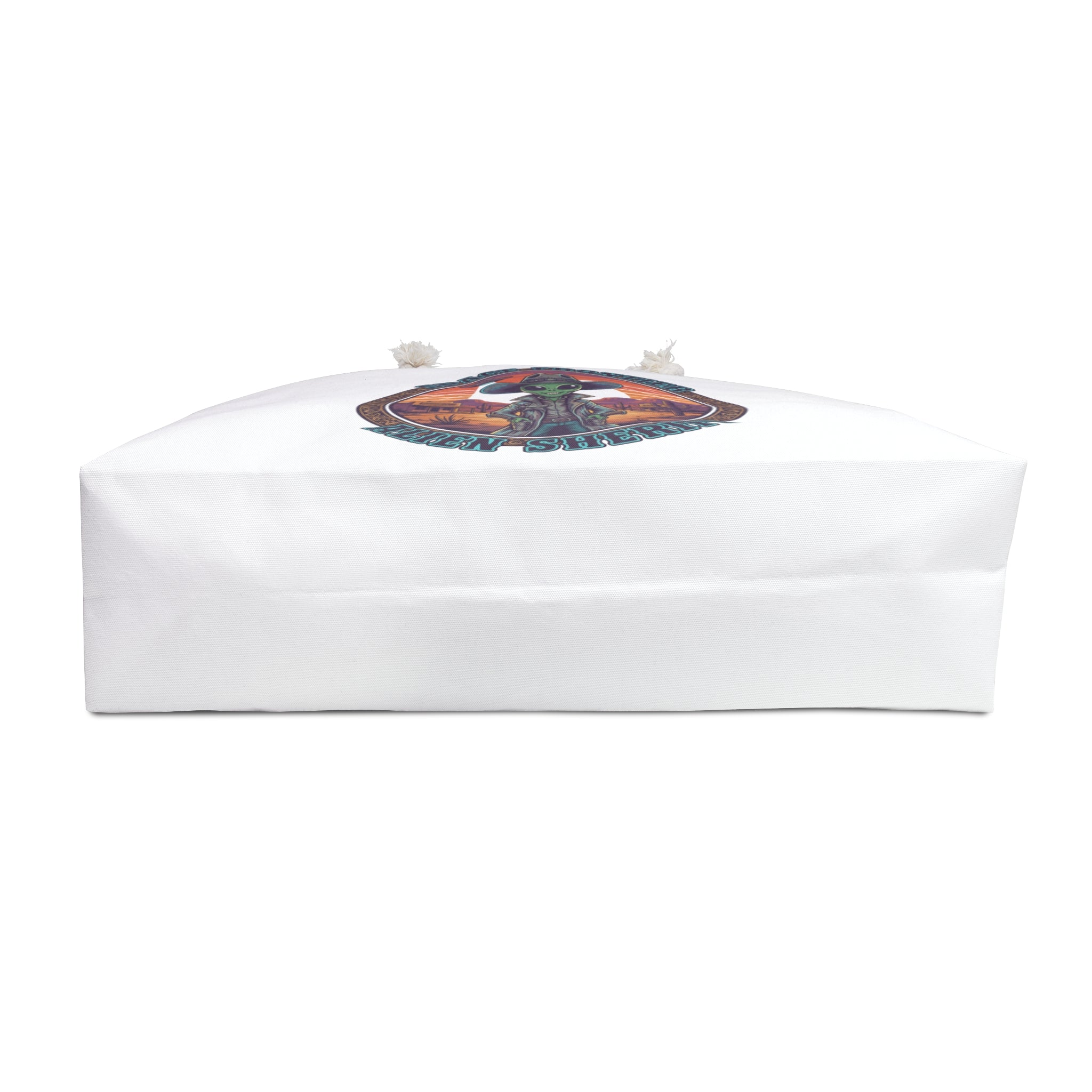 Alien Sheriff Weekender Bag — Space Frontier Cowboy Travel Tote