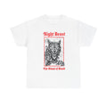 Night Beast Wolf Graphic Tee — Fantasy Wolf Love T-Shirt