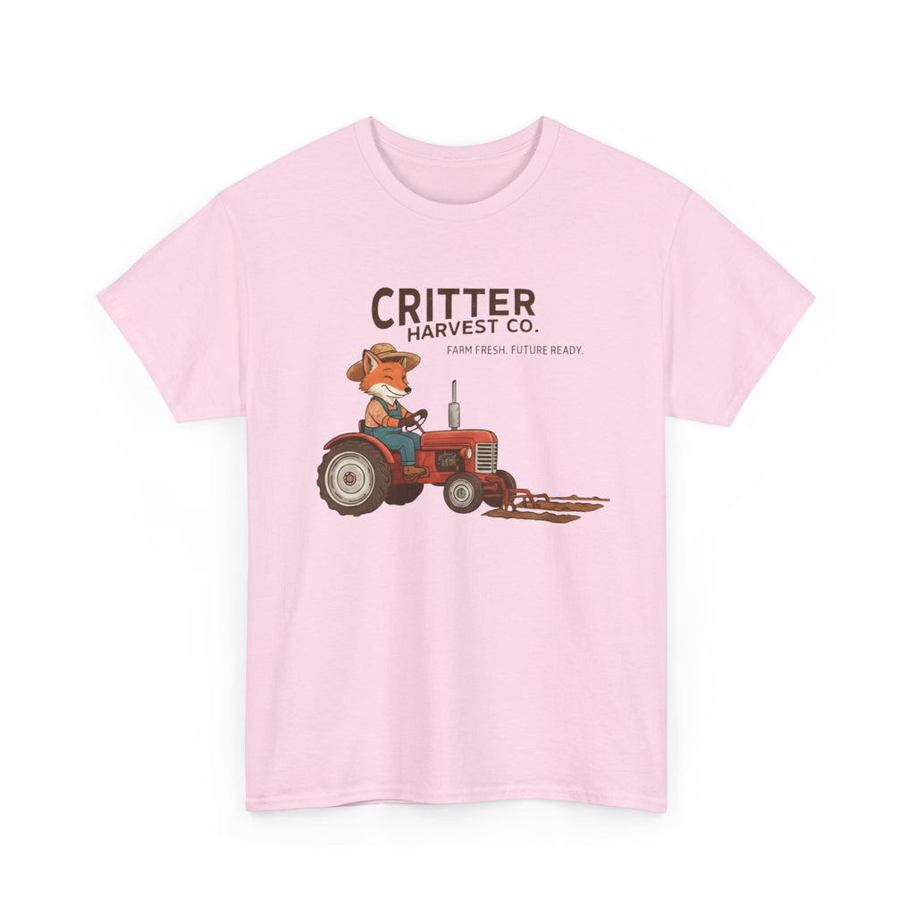 Critter Harvest Co. Tractor Tee  Cute Farm Animal Graphic T-Shirt     Trendy TShirt
