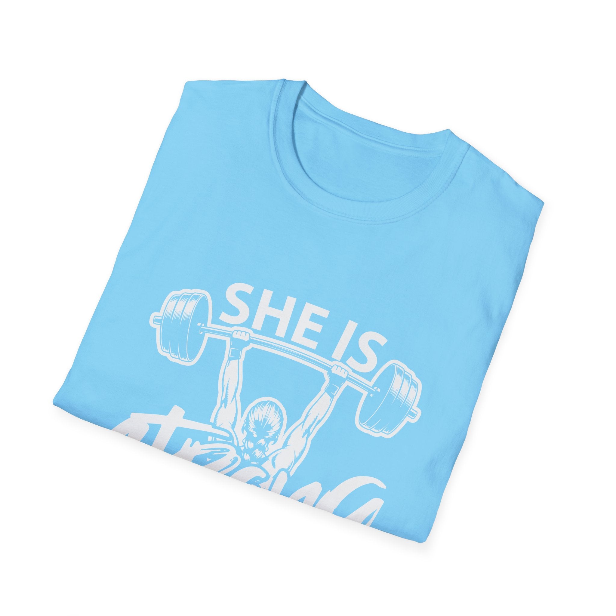 She Is Strong Inspirational T-Shirt — Empowerment Tee for Women