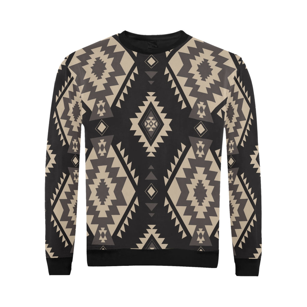 Wolf Hill Ranch™ Frontier Ridge Crew Sweatshirt   Men's Aztec Western Pullover