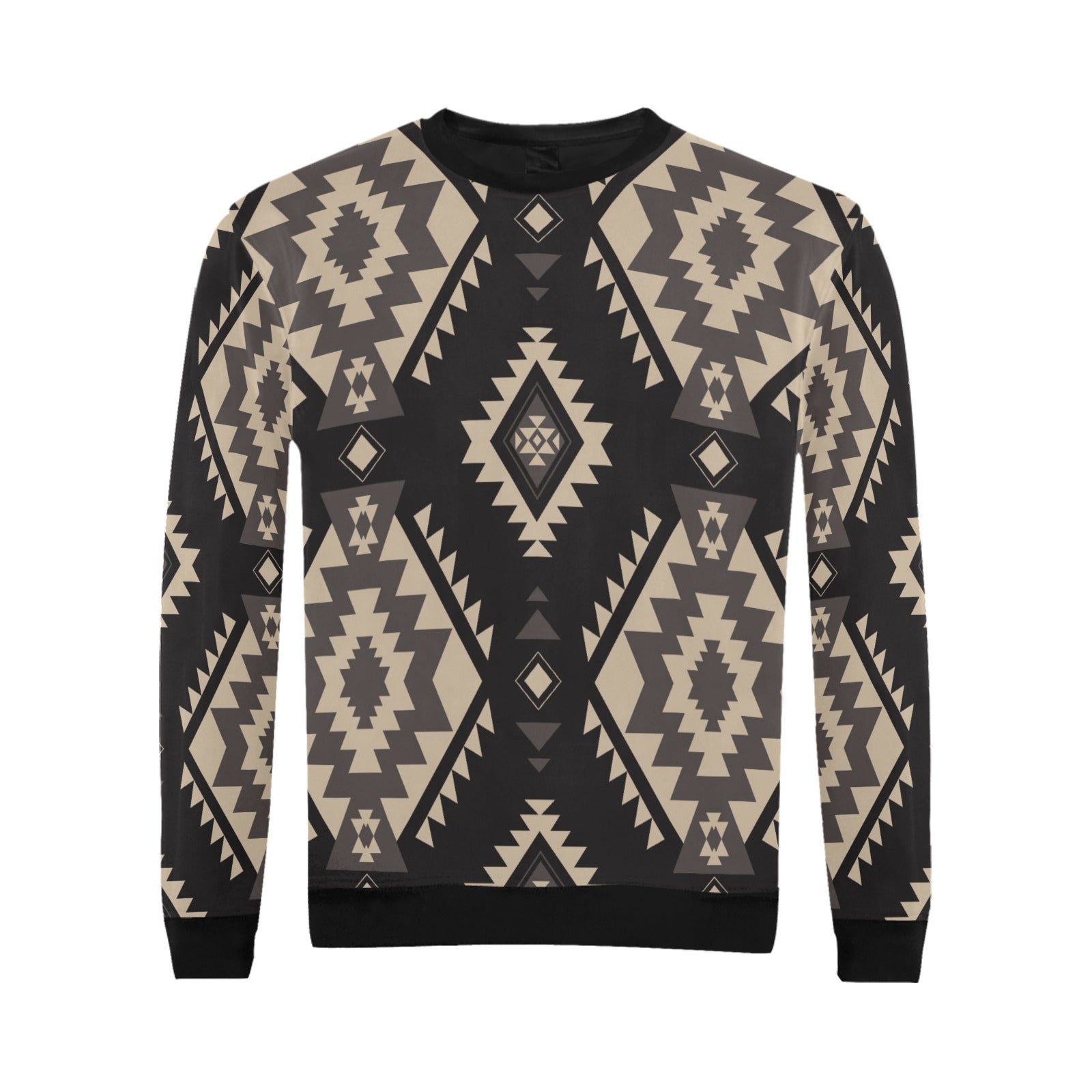 Wolf Hill Ranch™ Frontier Ridge Crew Sweatshirt   Men's Aztec Western Pullover