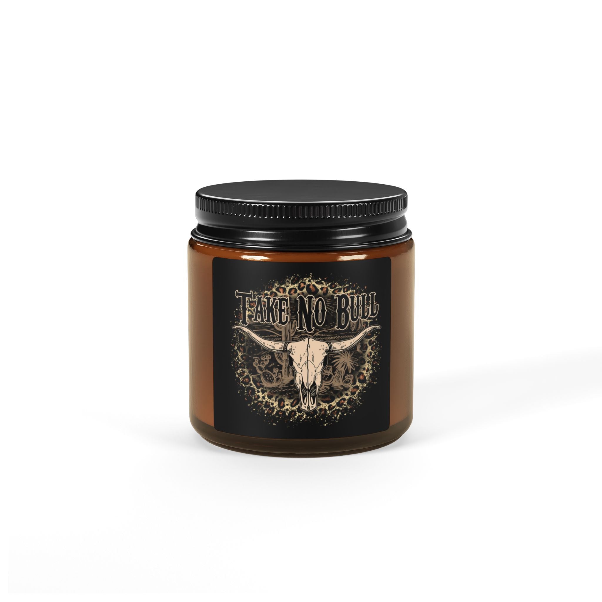 Soy Candle — 'Take No Bull' Amber Jar Scented Candle
